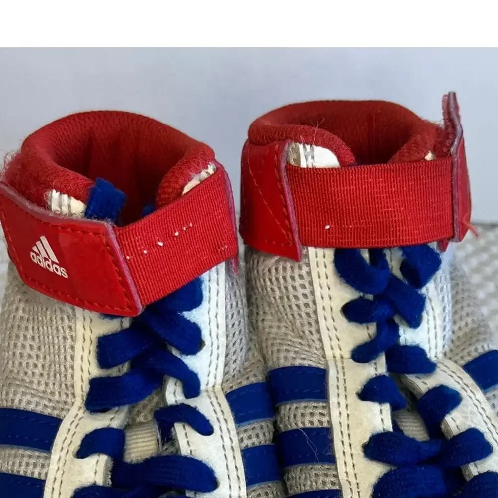 Adidas YYJ 606004 Kids 13 Wrestling Shoe Hi-Top Lace Up Boxing MMA Training